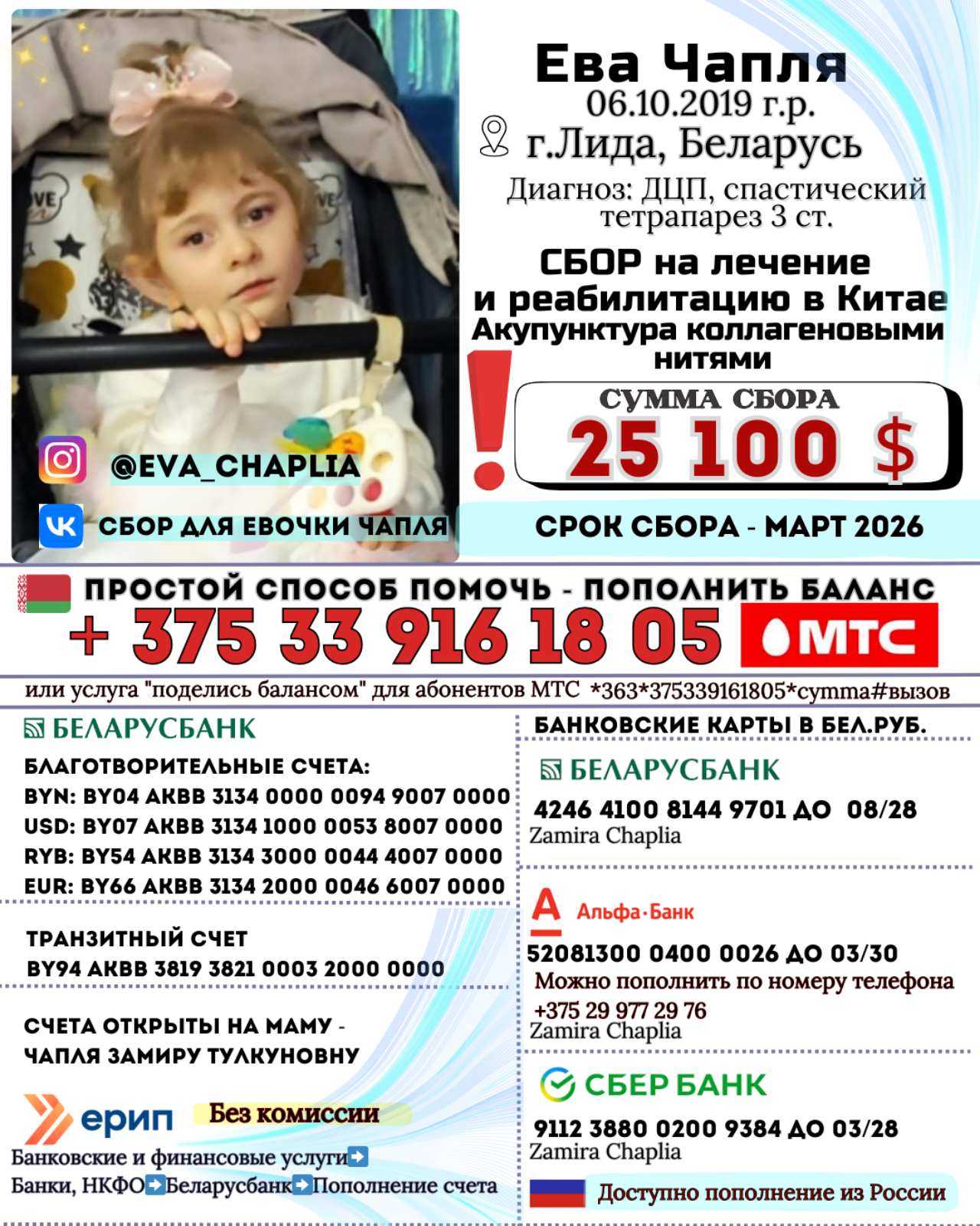Сбор на лечение!