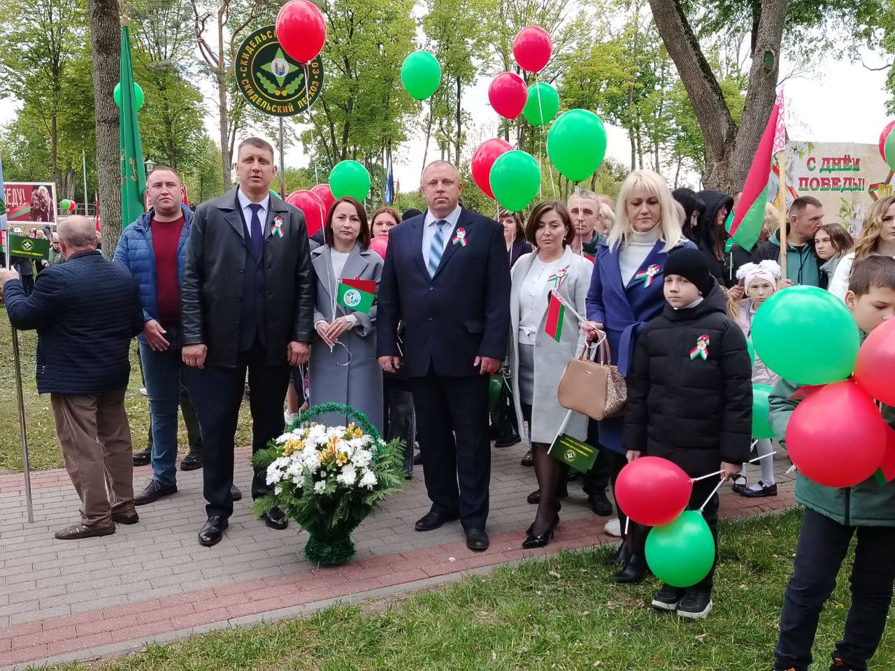 Скидельский лесхоз почтил память героев Великой Победы