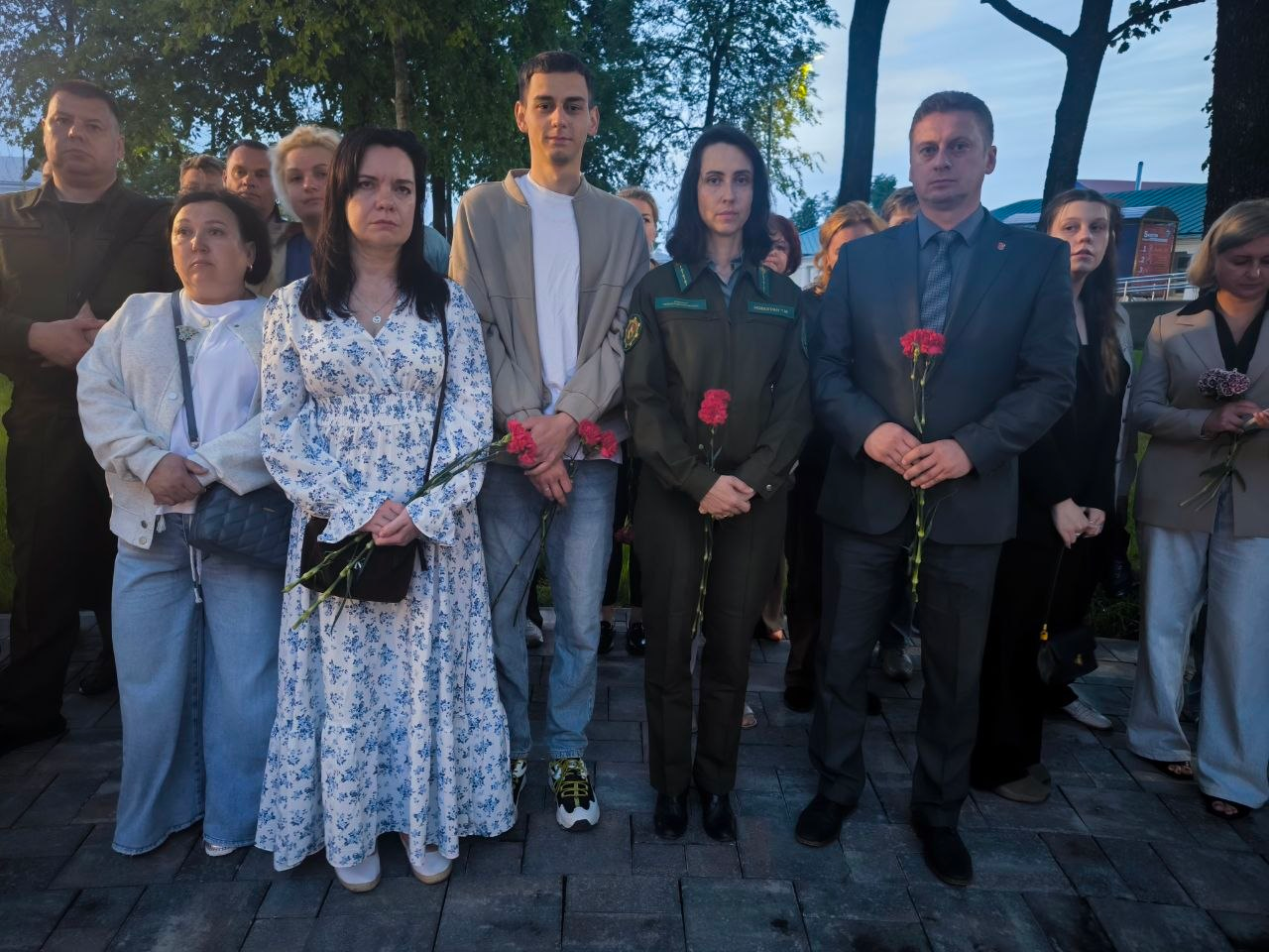 У могилы Неизвестного солдата прошел митинг, посвященный памяти жертв Великой Отечественной войны и геноцида белорусского народа.