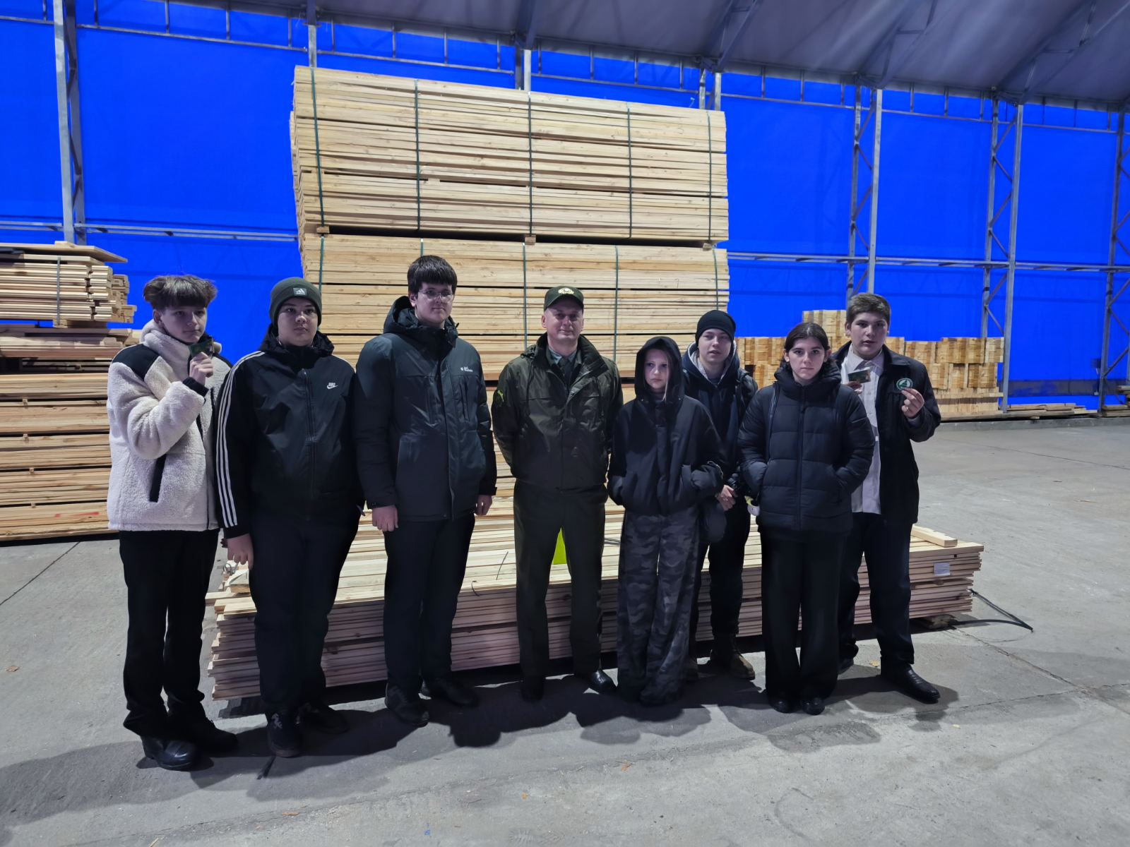 Знакомство учеников с производственной деятельностью лесхоза