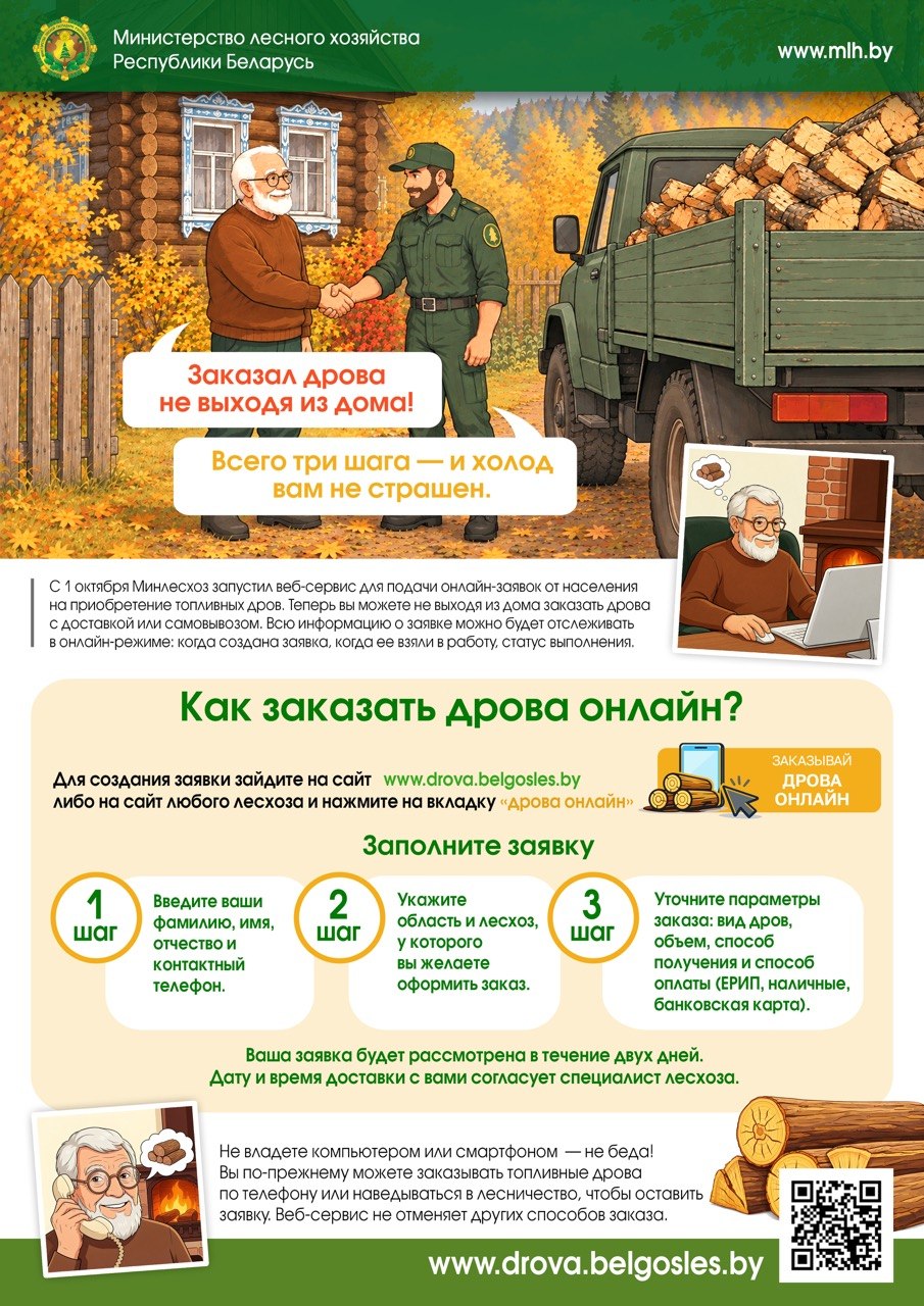 Реализация дров населению.