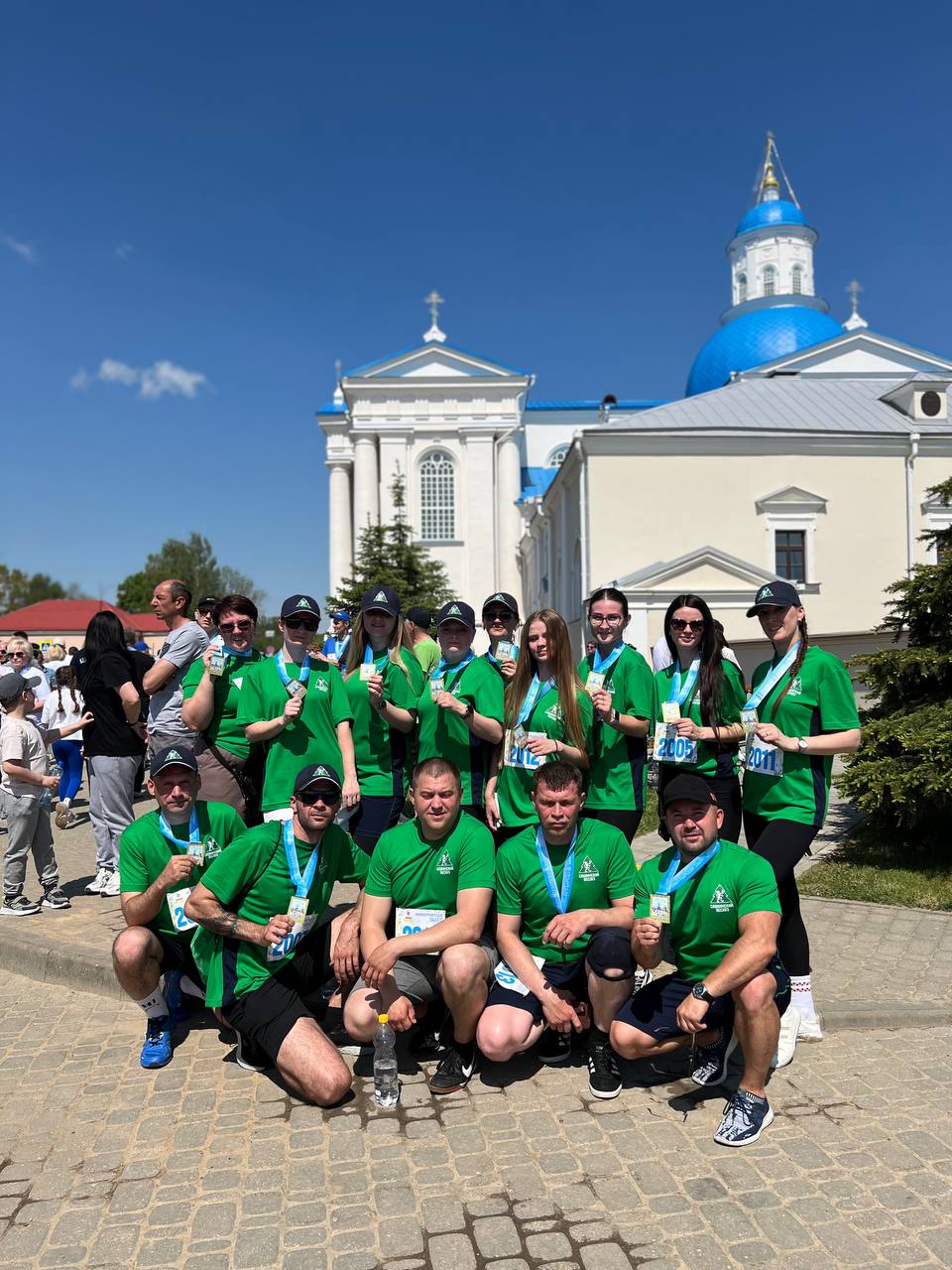 Коллектив Слонимского лесхоза принял участие в Монастырском забеге