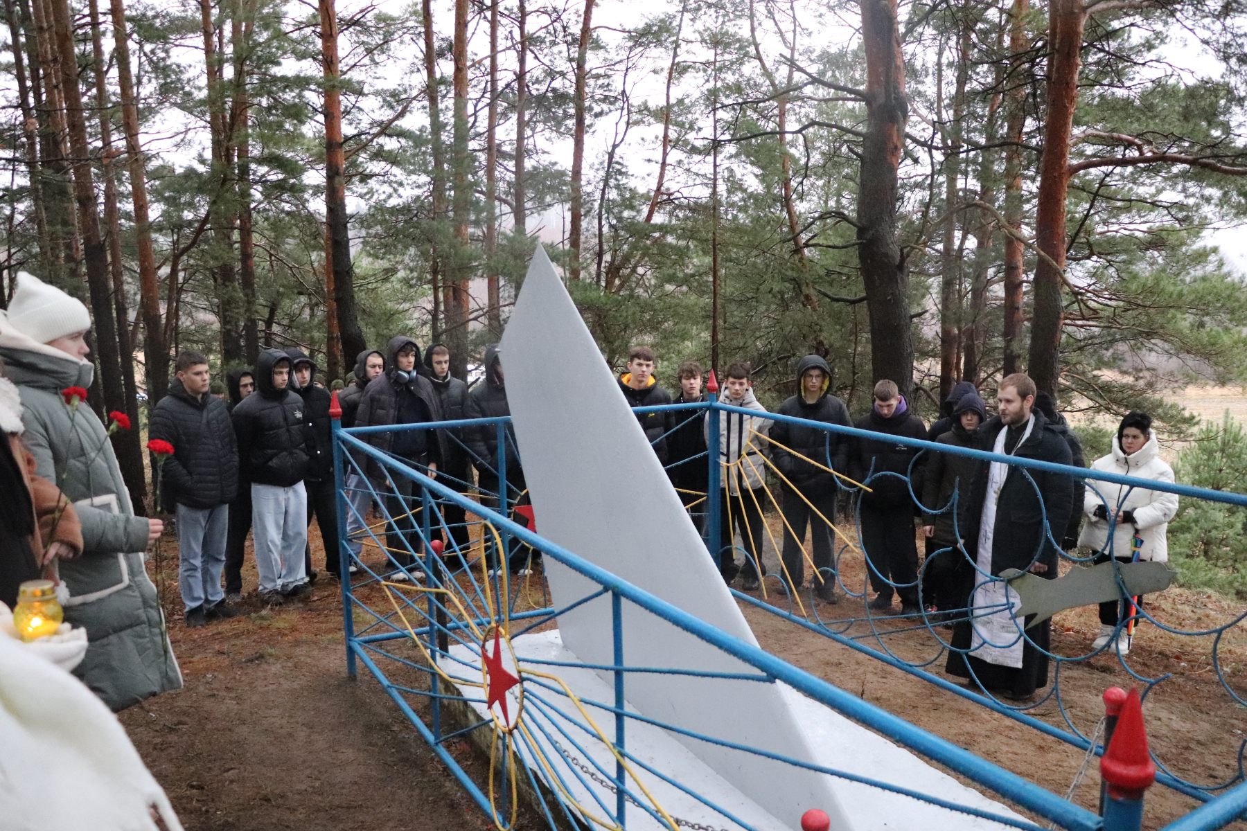 Подвиг военного летчика Сергея Крошина  на Слонимщине помнят и чтят
